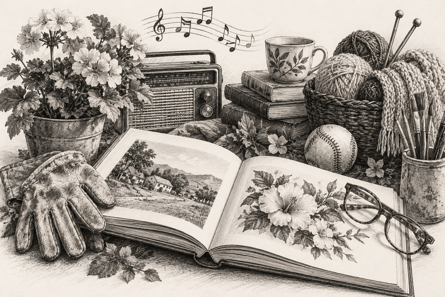 books and memorabilia
